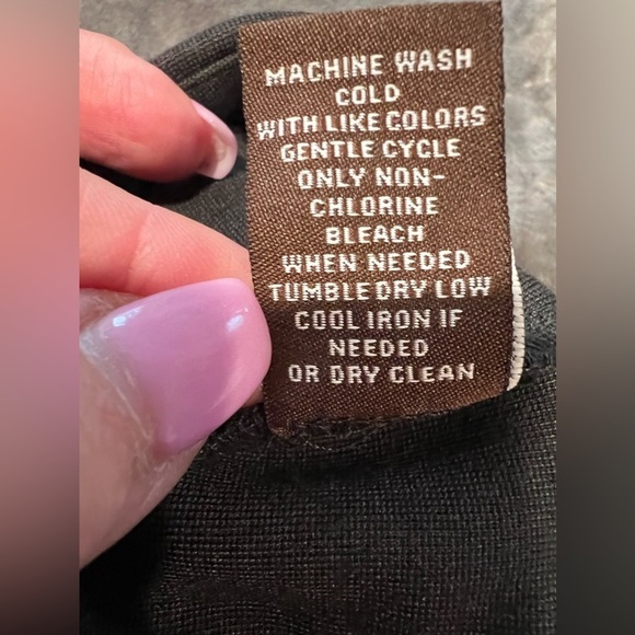 NWT- Adrienne Vittadini black pencil skirt size 10 - Picture 5 of 6